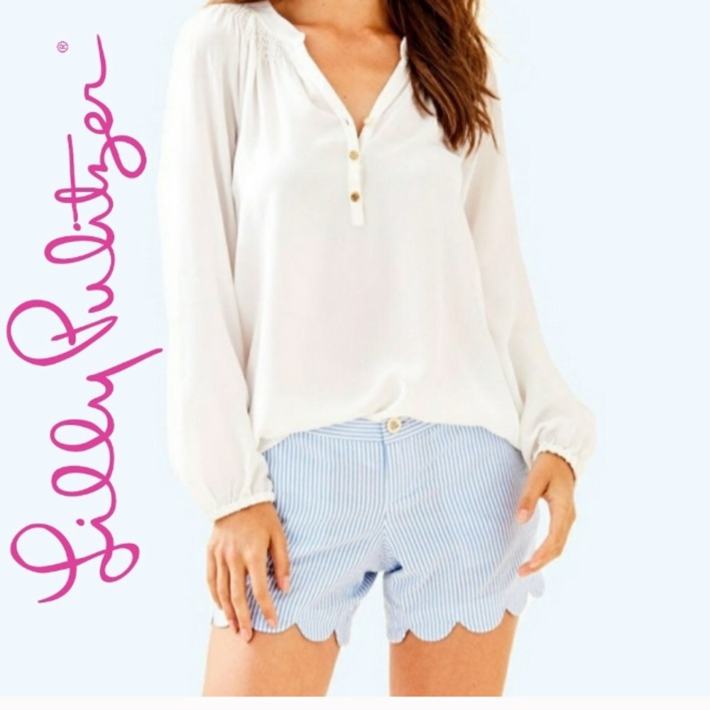The Buttercup Short Blue Striped - Lilly Pulitzer